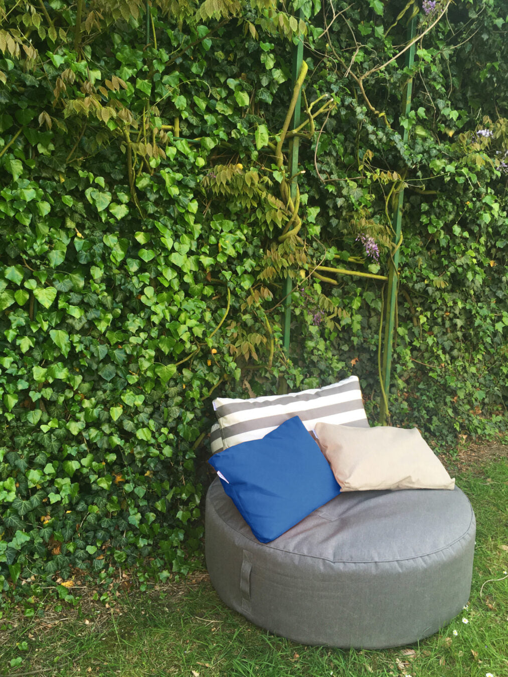 Full Moon Sunbrella Pouf