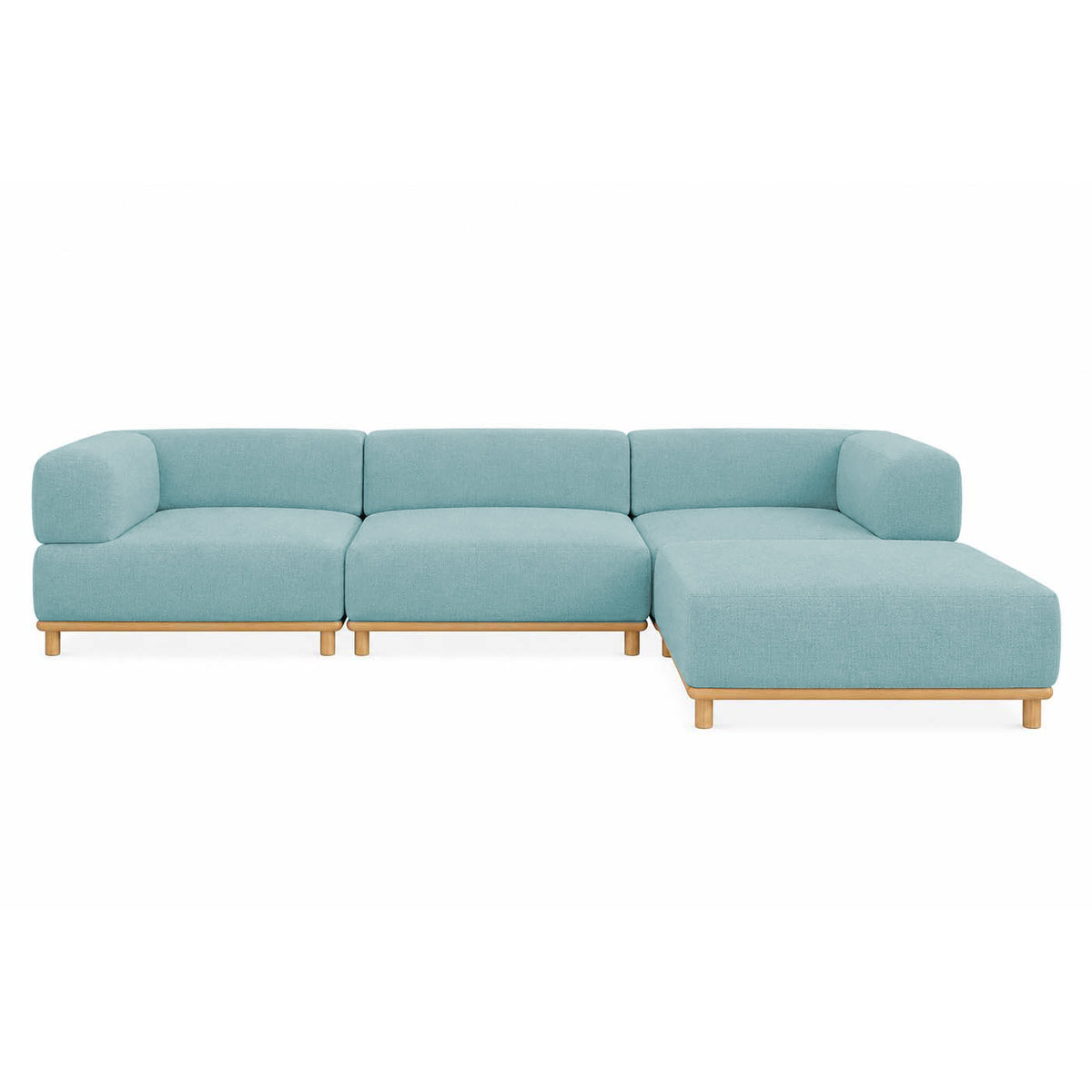AYA 3-personers sofa med chaiselong i Noah