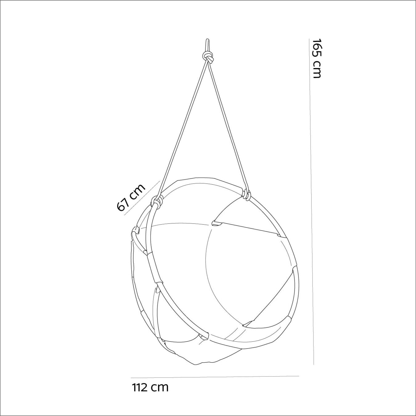 Sunbrella Cocoon Hang Chair