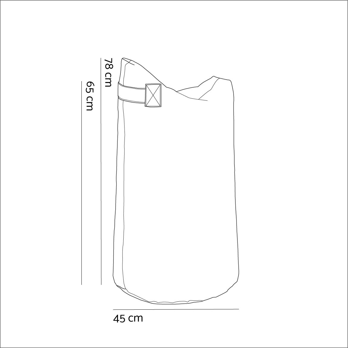 Satellite 78 Sunbrella Stool